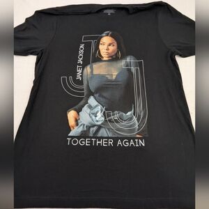 Janet Jackson Concert Merch 2024 Together Again Tour - Locations On Back NWOT XL